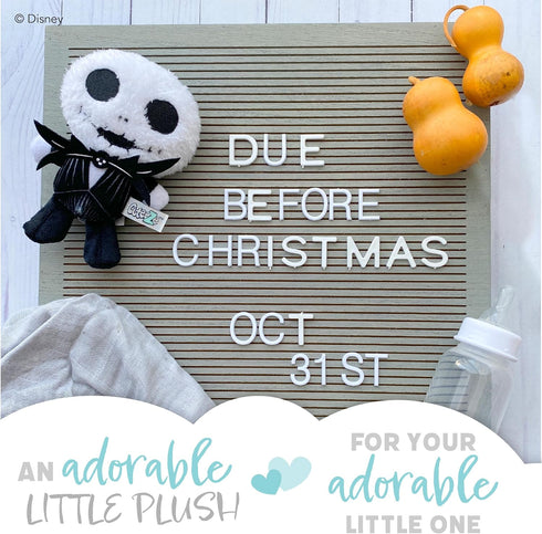 KIDS PREFERRED Disney Cuteeze Nightmare Before Christmas Jack Skellington Plush Toy for Babies and Toddlers, 6 inches