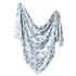 Copper Pearl Large Premium Knit Baby Swaddle Receiving Blanket Indigo