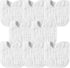 GROBRO7 8Pcs Muslin Baby Bibs - Soft Cotton Adjustable Snap Drool Bibs, Absorbent Feeding Bibs for Teething