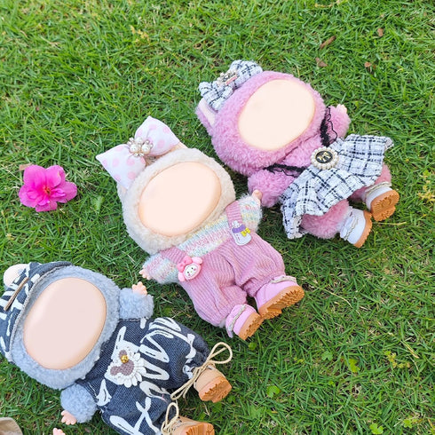 17cm 2 Set, Clothes for Doll, PCS Cute Chic Style Hair Clip & Dress Dress up Outfit Exquisite Accessories for Dolls