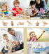 Puzzled 3D Puzzle Owl Wood Craft Model Kit, Fun & Unique Educational DIY Wooden Toy, 146 Pieces Pack to Build & Paint