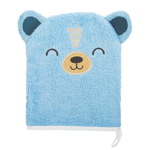 C.R. Gibson BMIT-24245 Cute Bear 100% Cotton Gender Neutral Baby Wash Cloth