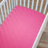 TL Care Supreme 100% Natural Cotton Fitted Crib Sheet, 52" x 28", Fuschia, Soft, Breathable & Hypoallergenic