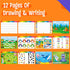 Preschool Busy Book, 30 Themes Activities, Montessori Learning Toy for Alphabet/Numbers/Shapes for Boys & Girls