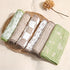 6-Pack 6-Layer 20x10 Inch Set Muslin Baby Burp Cloths Made with Organic Cotton Absorbent & Gentle for Newborn Feeding