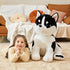 IKASA Giant Husky Stuffed Animal Plush Toy, 23" Huge Size, Cute Fluffy Oversized Plushie, Gifts for Kids