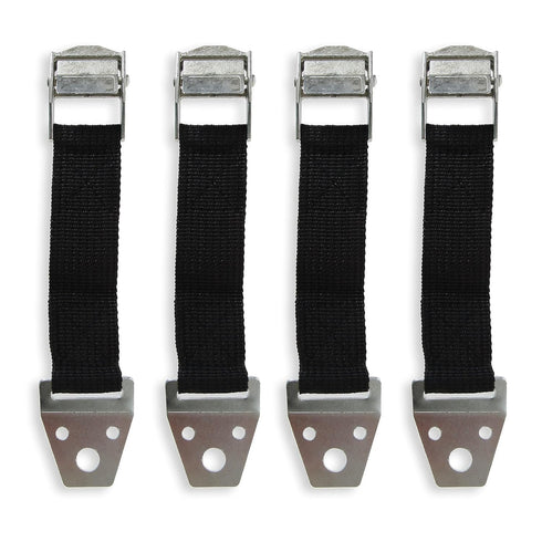 Metal Anti Tip Furniture Kit, 4 Pack Silver Furniture Anchors for Baby Proofing, TV Safety Straps For Flat Screens, Earthquake Straps, Heavy Straps For TV, Child Proof Childproof Television Antitip