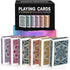 Playing Cards 12 Pack - Standard Poker Cards Set in 6 Bright Colors for Family and Adult Games