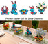 1 1 12 243 TOSY Magnet Pyramid Stone - Cube Transforms into Billion Shapes (Bunny, Egg Basket, Flowers, Heart), Easter