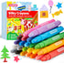 SYNCFUN 24 Pcs Twistable Silky Crayons, Washable Crayons for Paper, Easy to