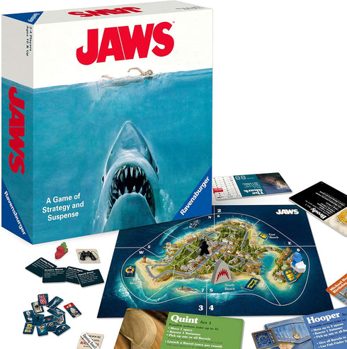 Ravensburger Jaws Board Game - Thrilling Strategy Game for Teens and Adults, Interactive Gameplay