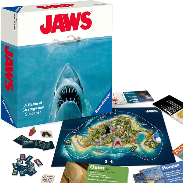 Ravensburger Jaws Board Game - Thrilling Strategy Game for Teens and Adults, Interactive Gameplay