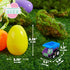 12 JOYIN Pcs Easter Eggs Filled with Toy Cars, Colorful Prefilled Pull Back Construction Vehicle, and Race Car for Kids