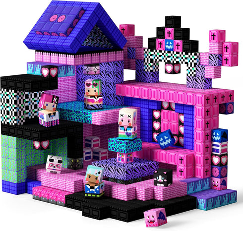 GobiDex 100PCS Magnetic Blocks for Girls, Build MagWonder with Magnet Building Toys