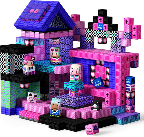 GobiDex 100PCS Magnetic Blocks for Girls, Build MagWonder with Magnet Building Toys