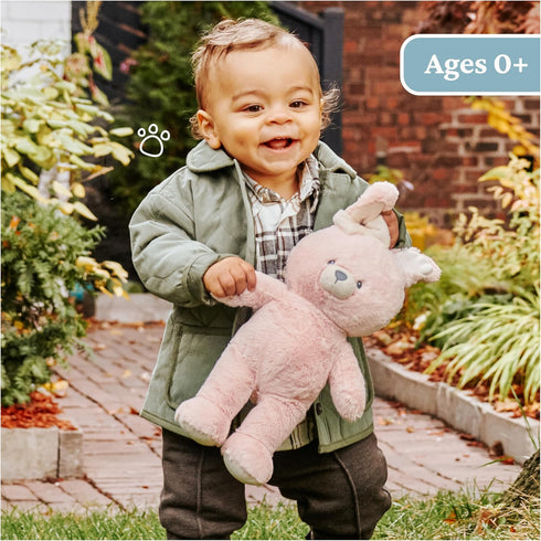 13 GUND Baby Sustainable Bunny Plush, Stuffed Animal Made from Recycled Materials, Gift for Babies and Newborns