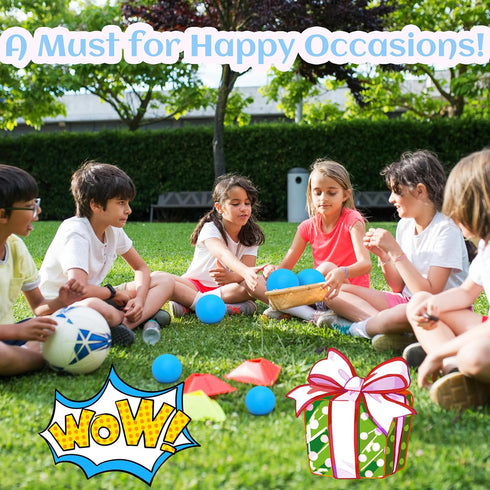 JIAHO 4-inch Giant Squishy Stress Balls for Kids and Adults, Jumbo Squeeze Balls, Stretchy Dough Stress Ball Squishy