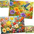 2 Pack Puzzles for Adults 1000 Pieces, Thick and Durable Hummingbirds and Flowers Jigsaw Puzzles