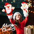 Hopearl Plush Christmas Snowman Hand Puppet, Interactive Storytelling Toy for Kids, 17''