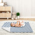 30x36in Sweet Jojo Designs Soft Baby Blanket (Blue Gingham Checkered Plaid) for Boys, Infant, Newborns, Toddler