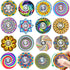 nobleboy 50 Pack Funny Fidget Spinner Toys Bulk Mini,Birthday Gifts Party Favors Supplies Goodie Bags Stuffers for Kids