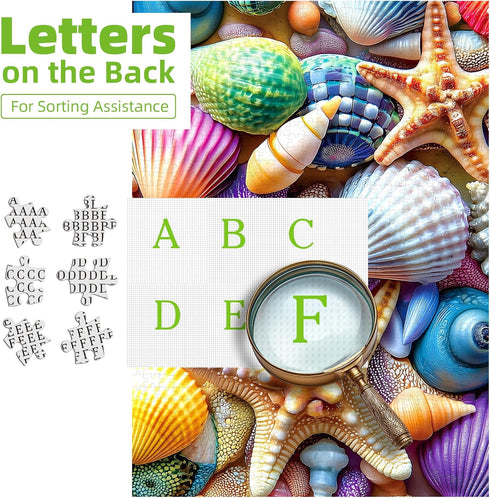 500 Blueforest Piece Jigsaw Puzzle for Adults - Ocean Seashells & Starfish Theme, Challenging Puzzles with Vibrant