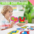 9 Pieces Kids Lacing Cards, Double Sided Sewing Cards with 9 Marine Animal Cards and Colorful Laces for Educational