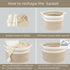 Large Cotton Rope Basket for Blankets, 22"x14" Toy Basket for Kids, Woven Laundry Basket for Clothes, Round White Brown