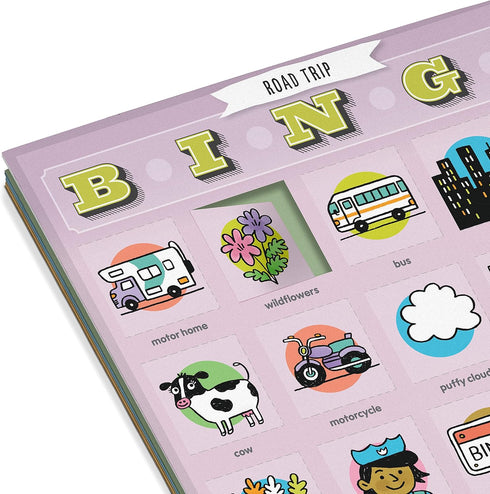 Knock Knock Roadtrip Bingo, 12 Reusable Cards for Fun Road Trips