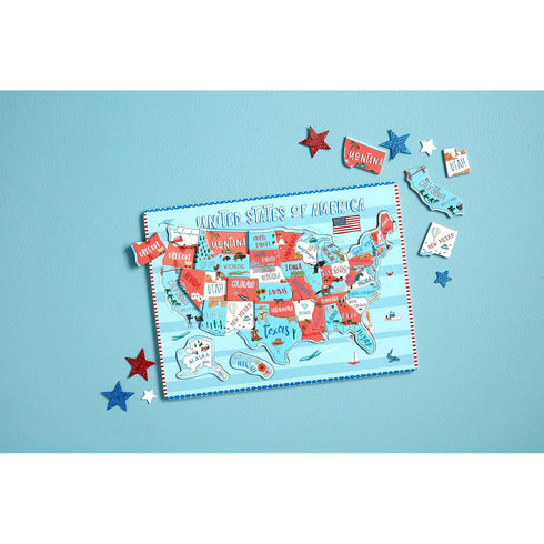Mud Pie Kids United States Puzzle | 16" X 12"