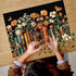 500 500 Piece Puzzle for Adults | Vintage Wildflowers Books Puzzle | Recycled Cardboard Plant Flowers Jigsaw Puzzle