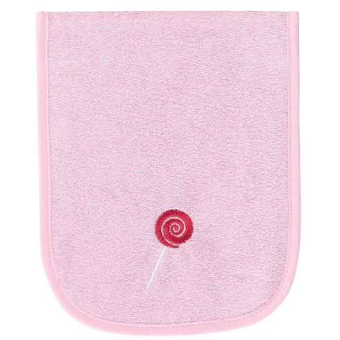 Set, (Pack 2) Hudson Baby Unisex Baby Cotton Terry Bib and Burp Cloth Cupcake, One Size