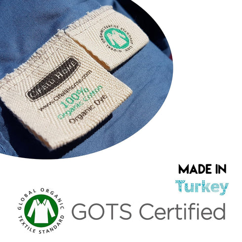 ProductPro Trade 100% (2 Pack) OrganicPro Organic Turkish Cotton Fitted Crib Sheet (Yellow)