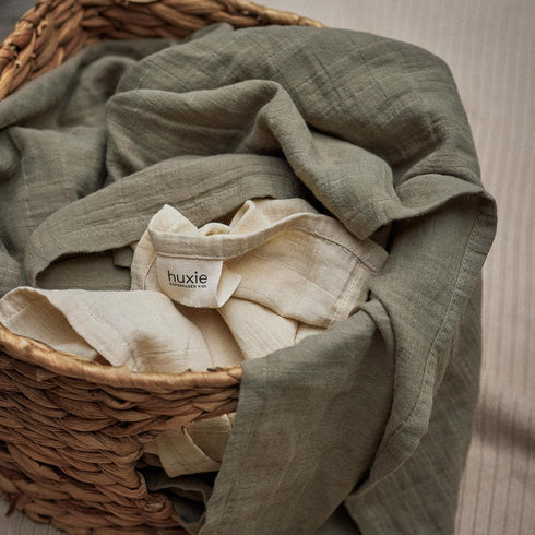Denmark Muslin Swaddle Blankets, 100% Organic Cotton Super Soft Baby Swaddle, Ideal Receiving Blanket, 47’’ x 47’’