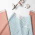 Bacati Paisley Sophia Aqua/Coral Rod Pocket Window Valance
