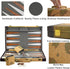 Backgammon, Backgammon Sets 15" Backgammon Sets for Adults, Leather Travel - Classic Board Game (World Map Design)