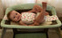 Wiggle Worm Wrap A Universal Diaper Changing Pad Baby Harness (Pink Garden)