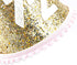 WAOUH Half Birthday Crown Hat - Mini Cake Smash Photo Prop for Baby's 6 Month Milestone Party Hats