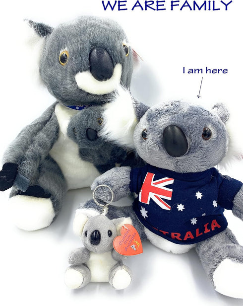 Koala Stuffed Animal Plush, 8 Inches Soft Koala Bear with T-Shirt, Super Soft Australian Souvenir Gift