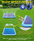155"- 110.24" Summer 3 EPN Splash Pad, Size Extra Large Sprinkler Play Mat for Dogs & Kids, Thicker Wading Pool Outdoor