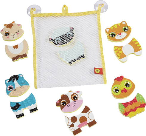 200103-1 Alex Bath Barnyard Stickers in The Tub, Multicolor Kids Bath Activity