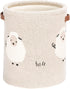 SAFAVIEH Baby Collection Kibbles Sheep Grey Cotton Nursery Storage Basket with Handles