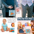 Touch and Feel Elephant Crinkle Book - Baby Toy with Rattle and Teether
