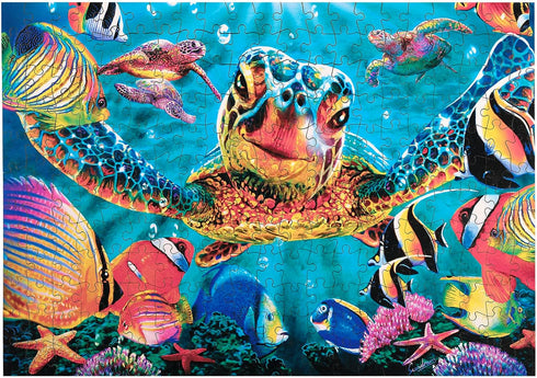 Buffalo Games Tiny Bubbles Wood Puzzle, Standard Cut Jigsaw Pieces - 250 Piece Jigsaw Puzzle