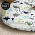 Sweet Jojo Designs Mod Dino Nursing Pillow Cover Breastfeeding Pillowcase for Newborn Infant Bottle or Breast Feeding
