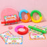 30 Packs JOYIN Valentines Day Pop Tubes Fidget Toys for Kids, Stretchy Tube Stress Relief Fidget Toy for Kids