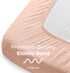 Set Comfy Cubs Muslin Fitted Crib Sheet & Swaddle Blanket - Soft & Breathable for Baby