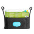 Munchkin Stroller Organizer with Cup Holders and Wet Wipes Case - Travel Storage Bag for Baby and Mom Essentials