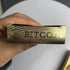 Bitcoin Waterproof Gold Playing Cards with Commemorative Bitcoin in Protective Plastic