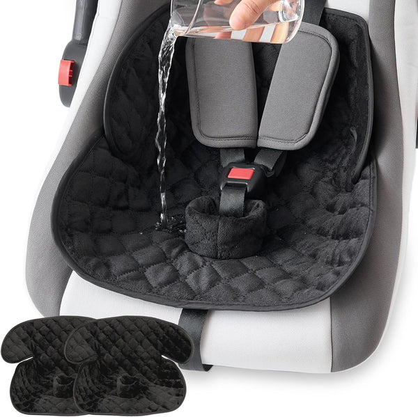 MOMSYLA 2 Pack Waterproof Piddle Pads Carseat Potty Training Car Seat Protector Waterproof